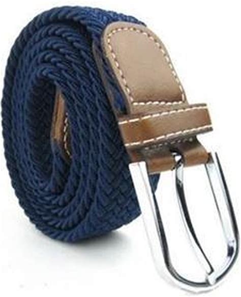 The Mr.Pefe Blue/White woven belt Weer op 